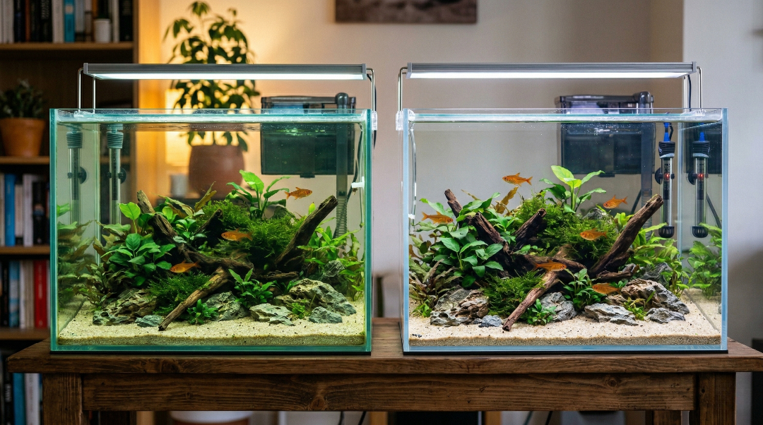 Aquários de vidro
