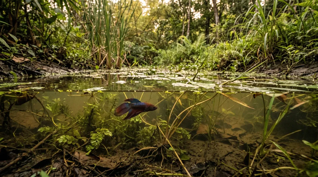 Habitat natural do Betta